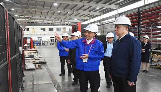 Parti Sekreteri ve Liaoning İl Gıda ve Stratejik Rezervler Bürosu Genel Müdürü Gu Zhaowen Araştırma İçin Jiexun'u Ziyaret Ediyor